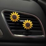 Perfume Decoration Sunflower Flower Car Ventilator Perfume Clip - Image 10