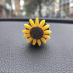 Perfume Decoration Sunflower Flower Car Ventilator Perfume Clip - Image 4